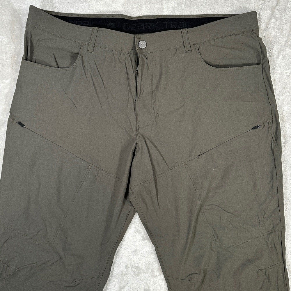 Ozark Trail Mens Size 44 Gray Performance Hiking Pants Stretch
